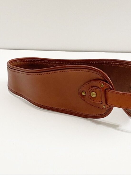 J CREW brown genuine leather belt. Size Small. - Picture 4 of 12